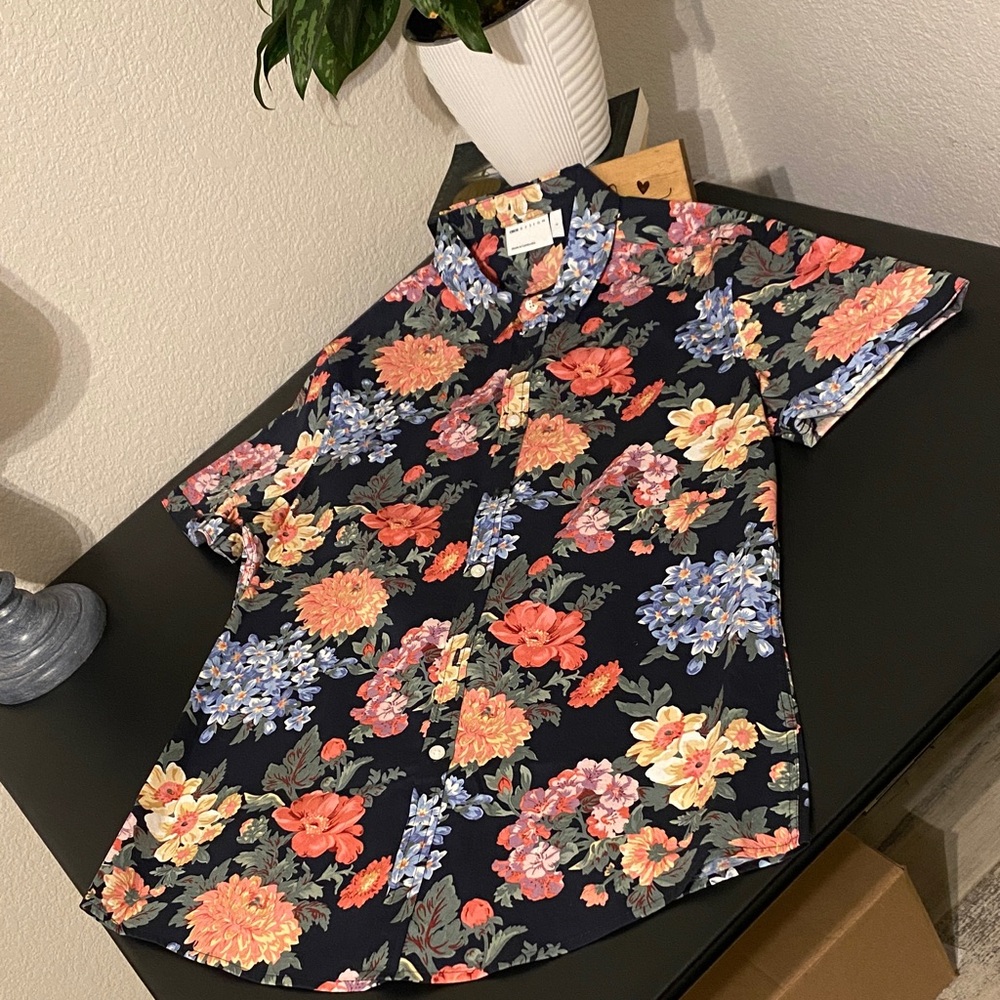 Asos Design Floral Button-up Shirt